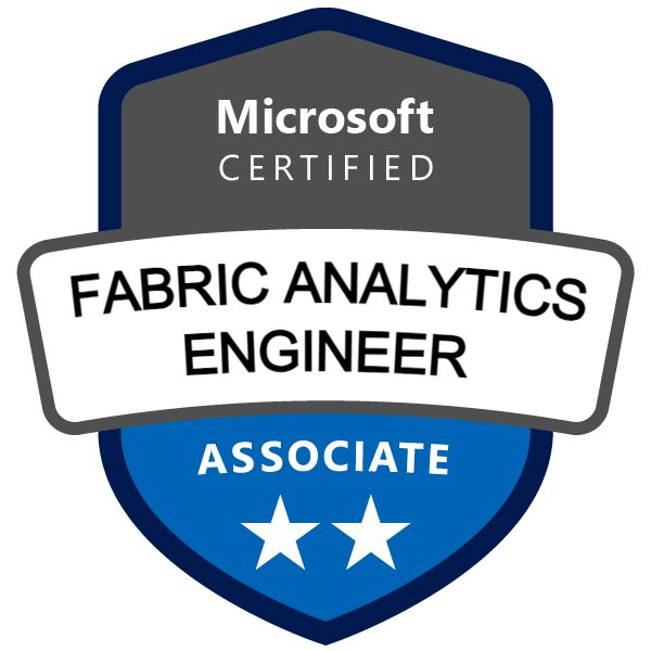 Microsoft Fabric Analytics Engineer
(DP-600) Badge